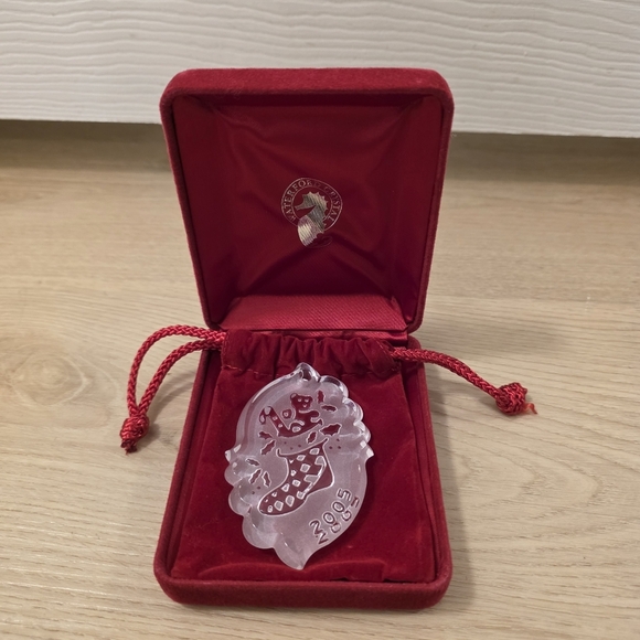 Waterford Other - Vintage Waterford Clear Crystal 2005 Christmas Stocking Holiday Ornament